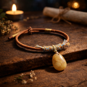 T15A Top-Grade Hetian Beaded Bracelet (Random Style)